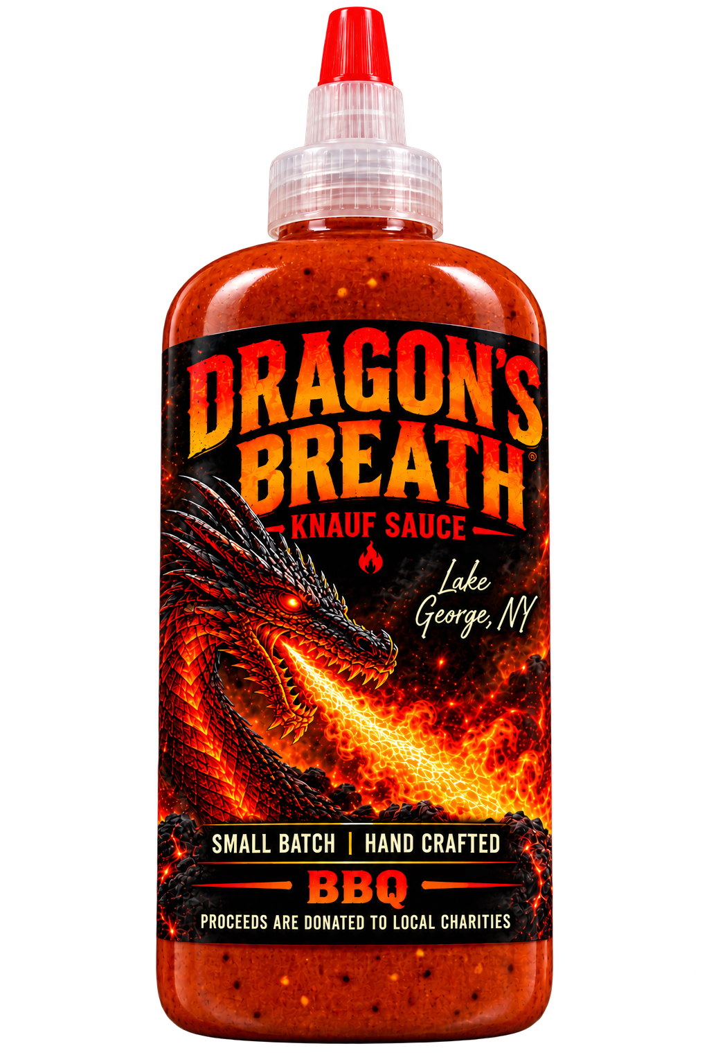 Dragon's Breath BBQ Hot Sauce – 2 Pack