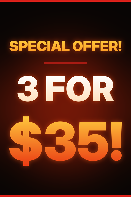 Mix & Match 3 Pack – Any 3 Bottles for $35